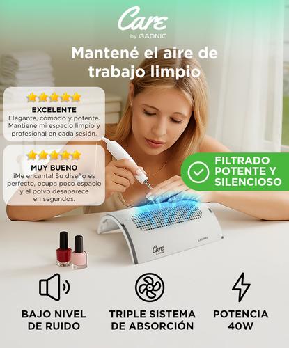 Extractor De Polvo Para Uñas Gadnic VaccPro 40w Ergonómico Uso Profesional Outlet - 1