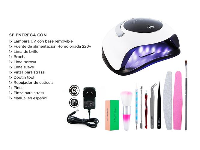 Cabina Para Uñas Care By Gadnic BQ5 Pro UV Led 22.8W  - 6