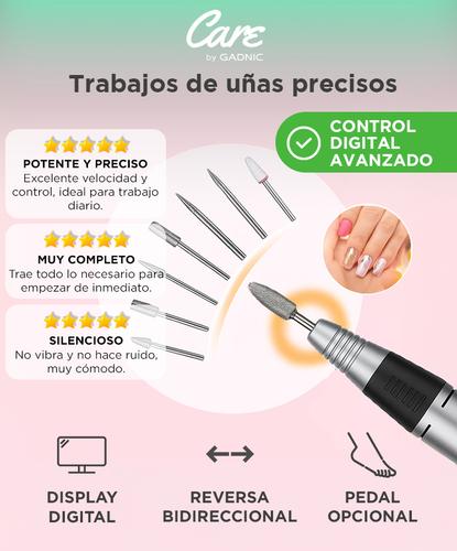 Torno Para Uñas Gadnic T206 35000rpm Digital - 1