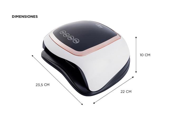 Cabina Para Uñas Gadnic Future V3 168w Uso Profesional Digital y Touch - 4