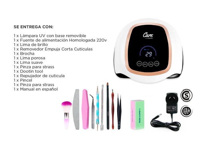 Cabina Para Uñas Gadnic Future V3 168w Uso Profesional Digital y Touch - 5