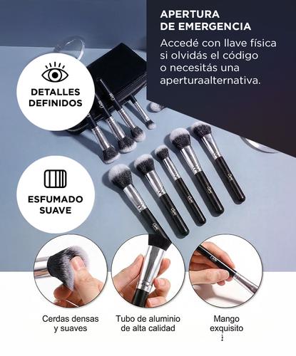 Set de Brochas Maquillaje Cosmetica Gadnic B12 x12 - 3