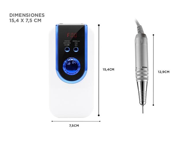Torno Para Uñas Gadnic T103 Recargable - 4
