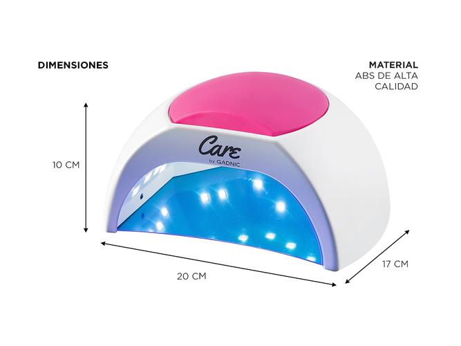 Cabina Para Uñas Gadnic 2C 48w Uso Profesional Almohadon - 5