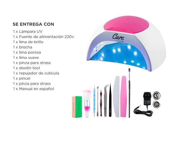 Cabina Para Uñas Gadnic 2C 48w Uso Profesional Almohadon - 6