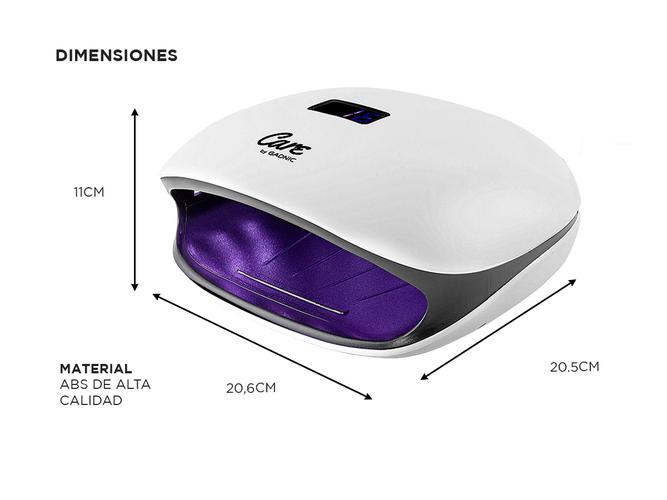Cabina Para Uñas Care By Gadnic SUN4 48w Uso Profesional Con Timer - 5