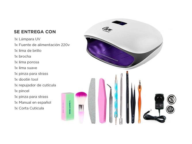 Cabina Para Uñas Care By Gadnic SUN4 48w Uso Profesional Con Timer - 6