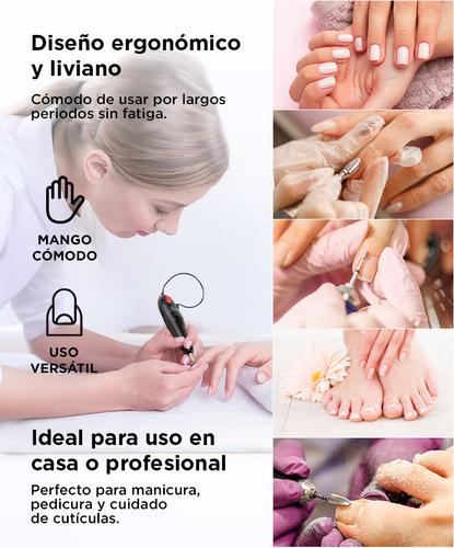 Torno Para Uñas Care By Gadnic T20K Manicura Profesional  Brocas Y Limas - 4