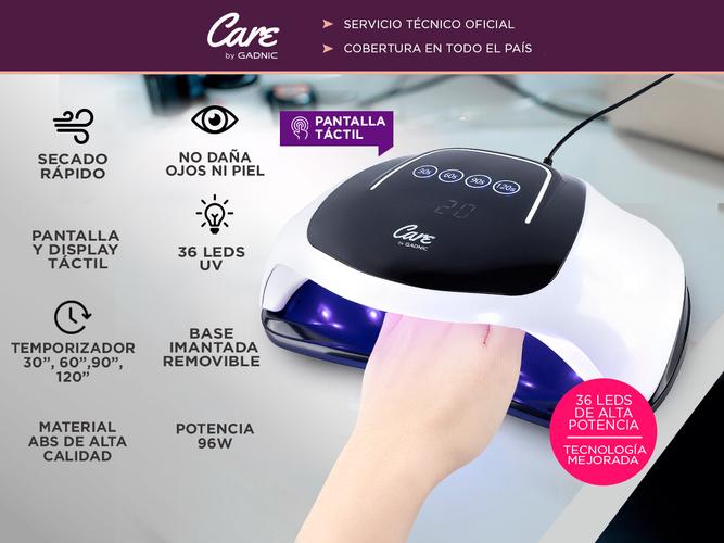 Kit Para Uñas Gadnic Torno T202  Cabina Uv H5 Plus Led 96W Profesional - 1