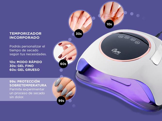 Kit Para Uñas Gadnic Torno T202  Cabina UV Led BQST 180W Uso Profesional  - 3