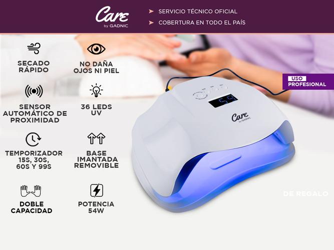 Cabina Para Uñas Gadnic SUN X UV Led 54W Uso Profesional Outlet - 1