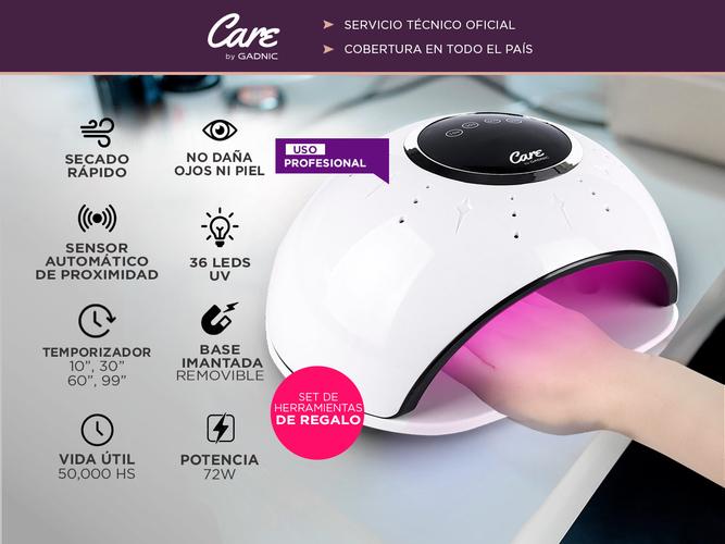 Cabina Para Uñas Gadnic LED9000 UV 72W Uso Profesional  - 1