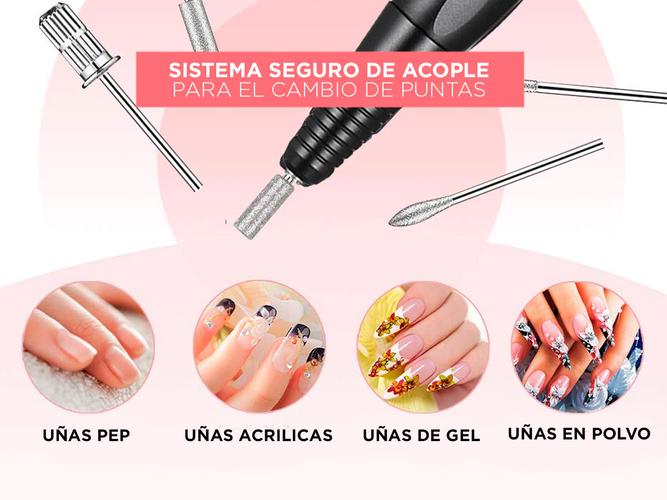 Torno Para Uñas Gadnic T105 20.000 RPM USB Portatil  - 4