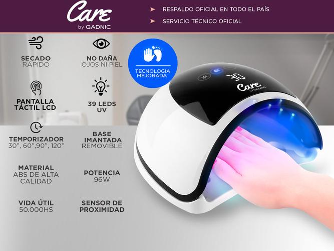 Cabina Para Uñas Gadnic H2 PLUS 96W Uv Led Profesional - 1