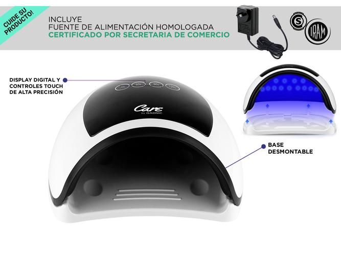 Cabina Para Uñas Gadnic H2 PLUS 96W Uv Led Profesional - 4