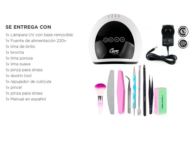 Cabina Para Uñas Gadnic H2 PLUS 96W Uv Led Profesional - 6