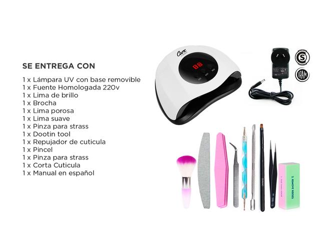 Cabina Para Uñas Gadnic 8T Uv Led 48W Profesional Display Digital - 5