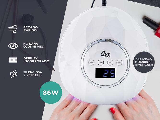 Cabina Para Uñas Gadnic Sun Diamond Uv Led 86W Uso Profesional - 2