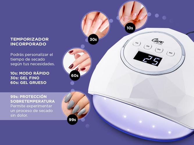 Cabina Para Uñas Gadnic Sun Diamond Uv Led 86W Uso Profesional - 3