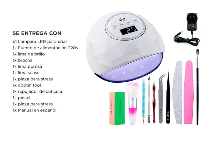Cabina Para Uñas Gadnic Sun Diamond Uv Led 86W Uso Profesional - 5