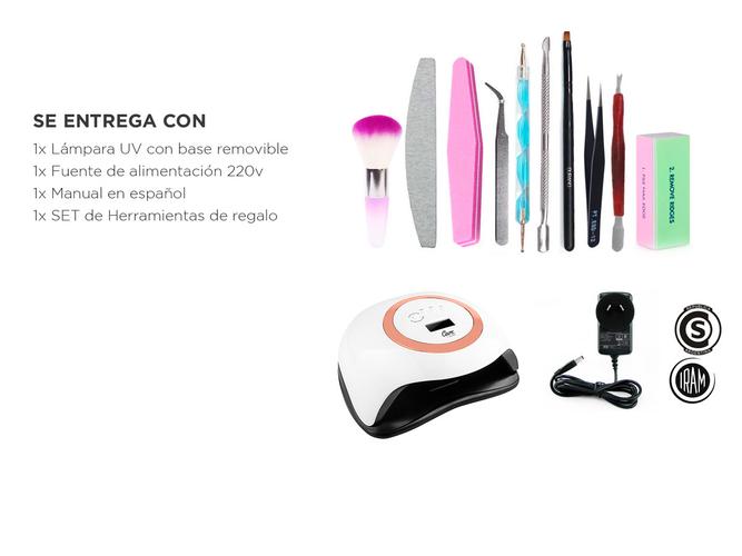 Cabina Para Uñas Gadnic 168 W Led UV Profesional  - 6