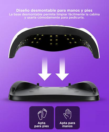 Cabina Para Uñas Gadnic 168 W Led UV Profesional  - 5