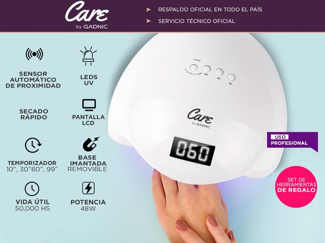 Cabina Para Uñas Uv Led Gadnic SUN5 48W Profesional - 1