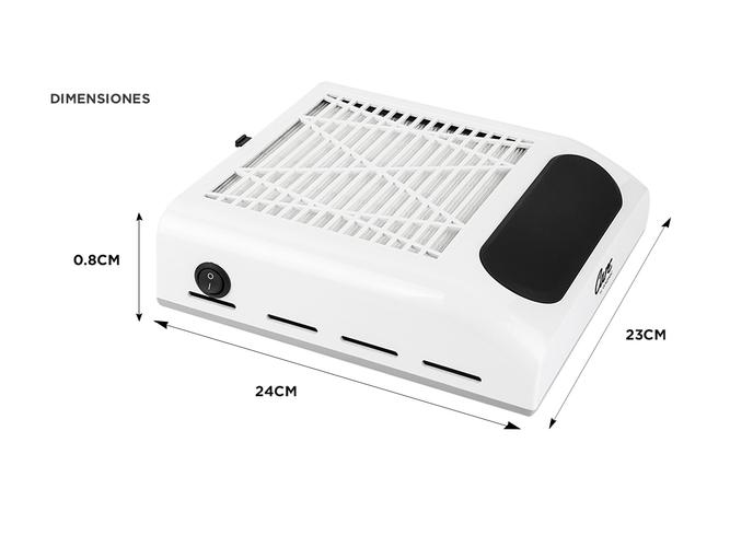 Extractor De Polvo Para Uñas Care By Gadnic VaccBeast 80w Uso Profesional - 5
