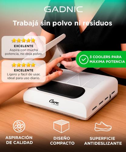 Extractor De Polvo Para Uñas Care By Gadnic VaccBeast 80w Uso Profesional Usado - 1