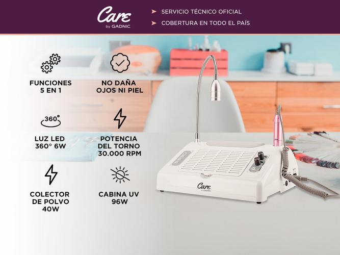 Cabina UV led para uñas Gadnic PRO5000 5 funciones en 1 - 1