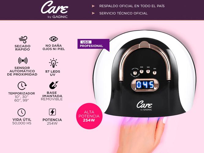 Kit manicura Cabina Uñas C4 Plus 256W  Torno T202  - 1