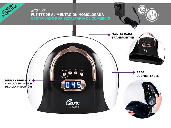 Cabina Para Uñas Gadnic 254W Led UV Profesional 57 Leds - 4