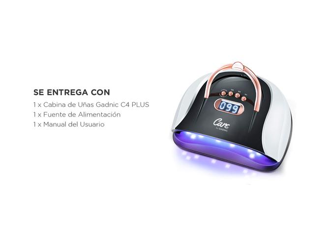 Cabina Para Uñas Gadnic 254W Led UV Profesional 57 Leds - 6