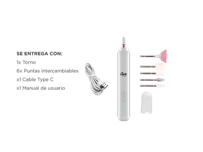 Torno Para Uñas Portátil Gadnic 15000 RPM Uso Profesional - 6