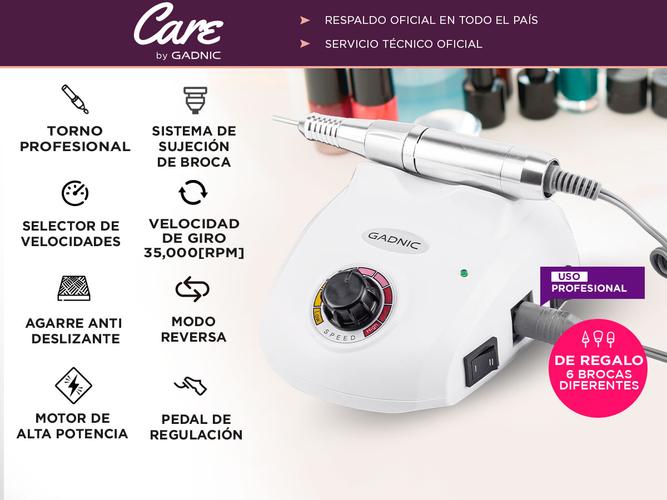 Torno Eléctrico de Uñas Gadnic Con Control por Pedal  Usado - 1