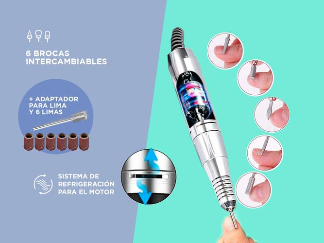 Torno Eléctrico de Uñas Gadnic Con Control por Pedal  Usado - 3