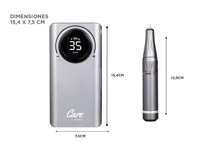 Torno Eléctrico de Uñas Gadnic Portatíl 35000 RPM Velocidad Ajustable  - 5