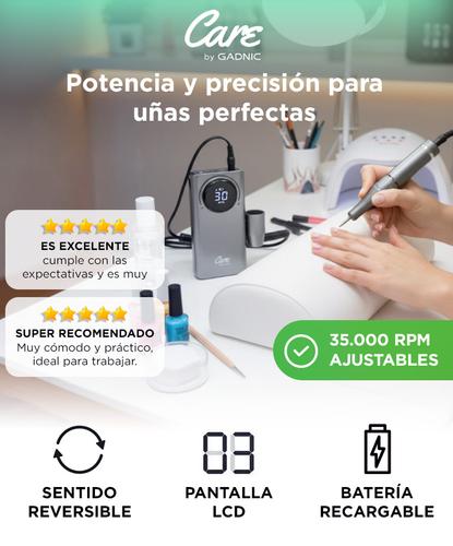 Torno Eléctrico de Uñas Gadnic Portatíl 35000 RPM Velocidad Ajustable  - 1