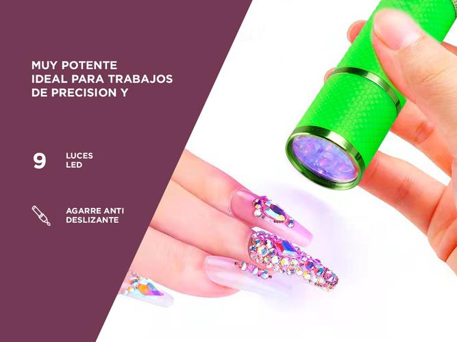 Mini Lámpara de Uñas UV Gadnic MN40K 9 Leds Portable  - 2