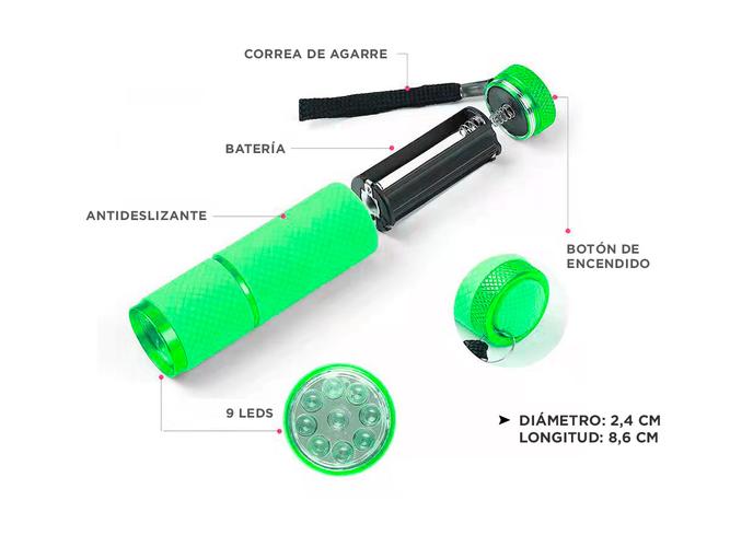 Mini Lámpara de Uñas UV Gadnic MN40K 9 Leds Portable  - 4