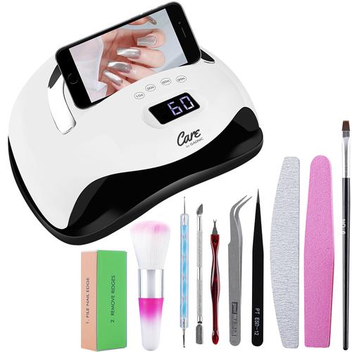 Cabina Uñas LED UV Gadnic Lampara Secador de Uñas Acrílicas Con Ranura + Mango Flexible - 0
