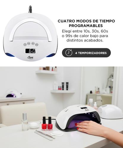 Cabina Uñas LED UV Gadnic Lampara Secador de Uñas Acrílicas Con Ranura + Mango Flexible - 2
