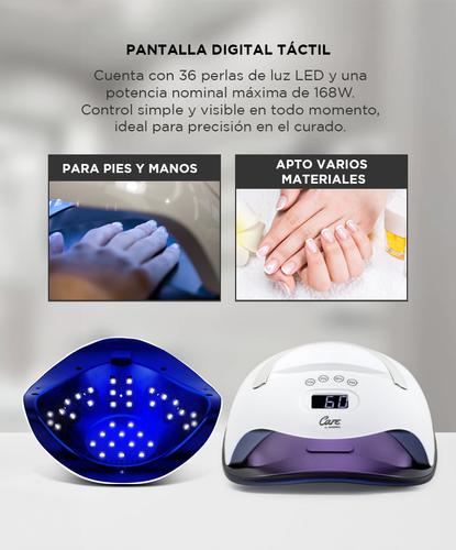 Cabina Uñas LED UV Gadnic Lampara Secador de Uñas Acrílicas Con Ranura + Mango Flexible - 3