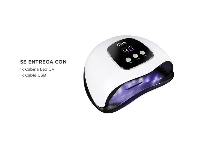 Cabina Para Uñas CB43M22 Gadnic Lampara LED UV 54w 24 leds - 5