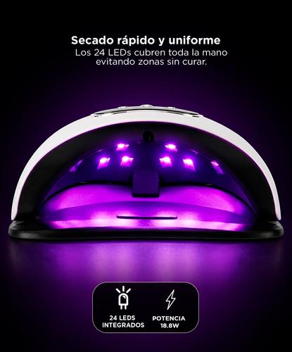 Cabina Para Uñas CB43M22 Gadnic Lampara LED UV 18.8w 24 leds - 2