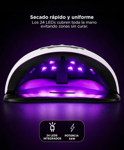 Cabina Para Uñas CB43M22 Gadnic Lampara LED UV 18.8w 24 leds - 2