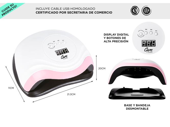 Cabina Para Uñas Gadnic Lampara LED UV 120w 36 leds - 4