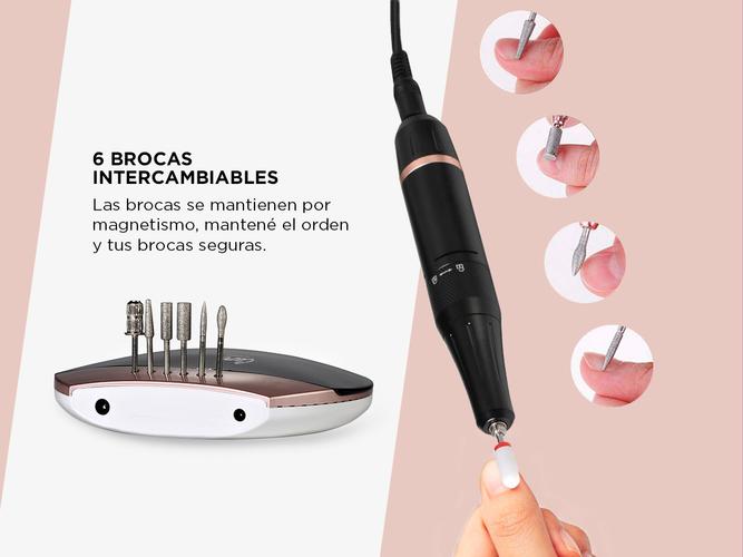 Torno Para Uñas Gadnic Centro Pulido Manicura con Pantalla Tactíl  - 3