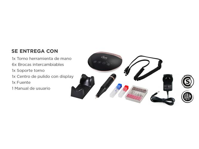 Torno Para Uñas Gadnic Centro Pulido Manicura con Pantalla Tactíl  - 6