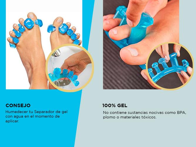Estirador y Separador Gel de Dedos Gadnic Diamond Alivio Terapéutico para Pies - 3